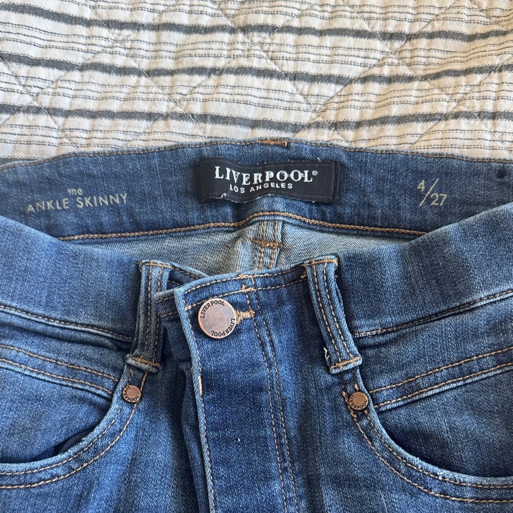 Liverpool Women's Denim Ankle Skinny Jeans